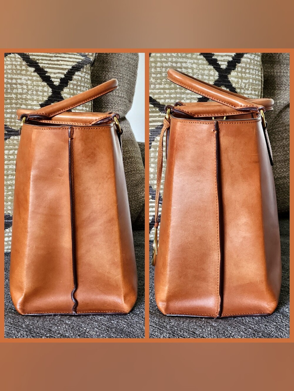 🐎RARE Ralph Lauren🐎 - Heritage Proprietor Leather Tote Bag w/Crossbody Strap - Picture 5 of 13